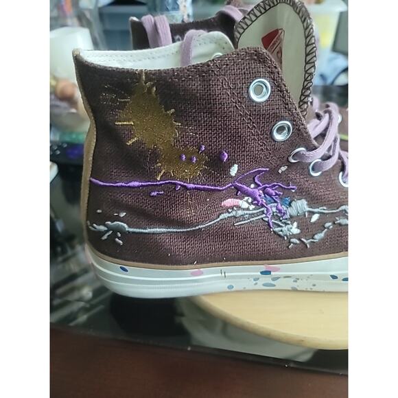 Converse Chuck Taylor Mens 13 70 High x Bandulu Paint Splatter Cappuccino main image 5